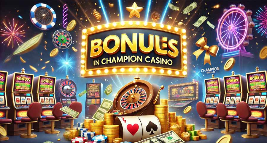 Бонусы Champion Casino Получить бонус в казино Чемпион
